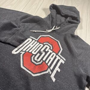 Ohio State Buckeyes Hoodie Men’s XL Gray Logo Homage Made in USA